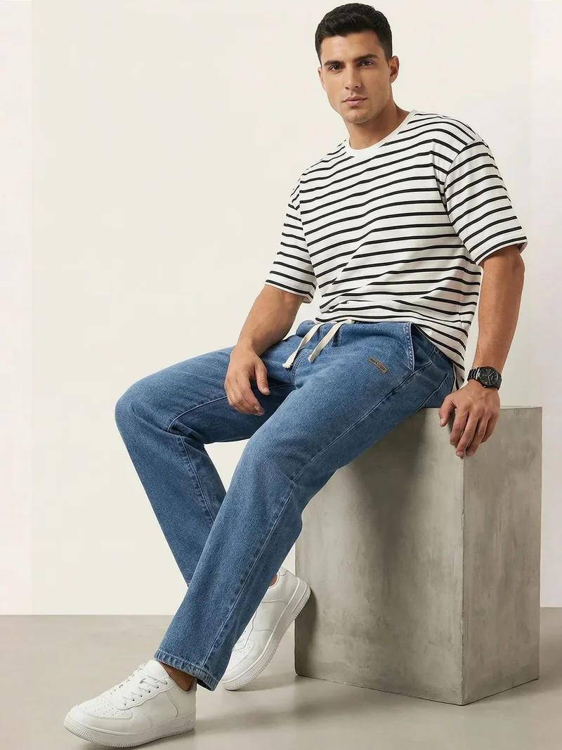 بيغ دارت BDART Elastic Waist Denim Pants